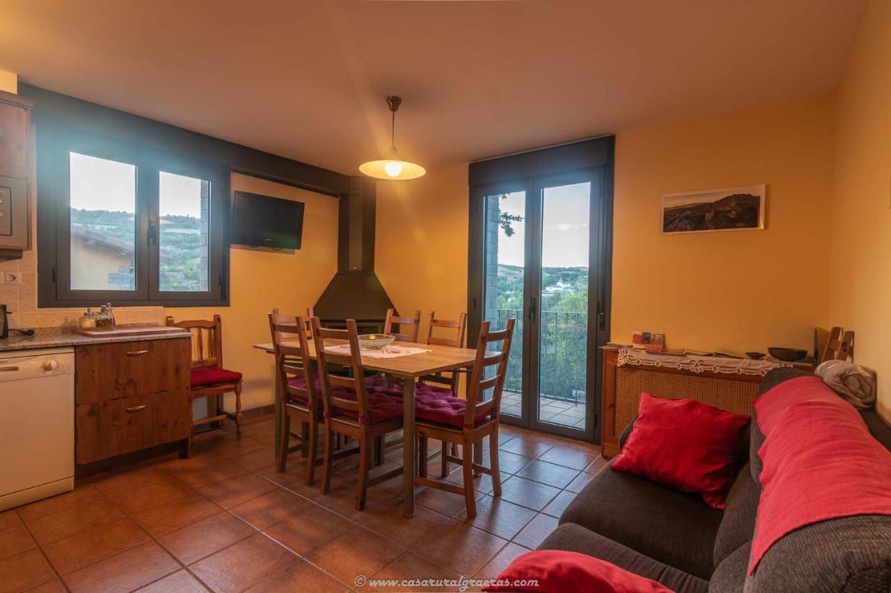 Casa Rural Graeras En Castigaleu Eksteriør billede